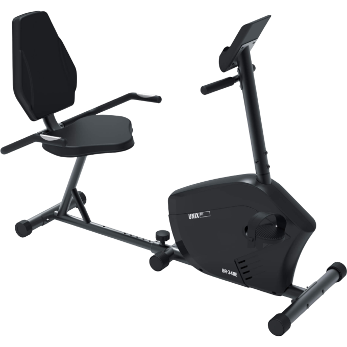 Горизонтальный велотренажер UNIX FIT BR-340E Compact MBBR340E